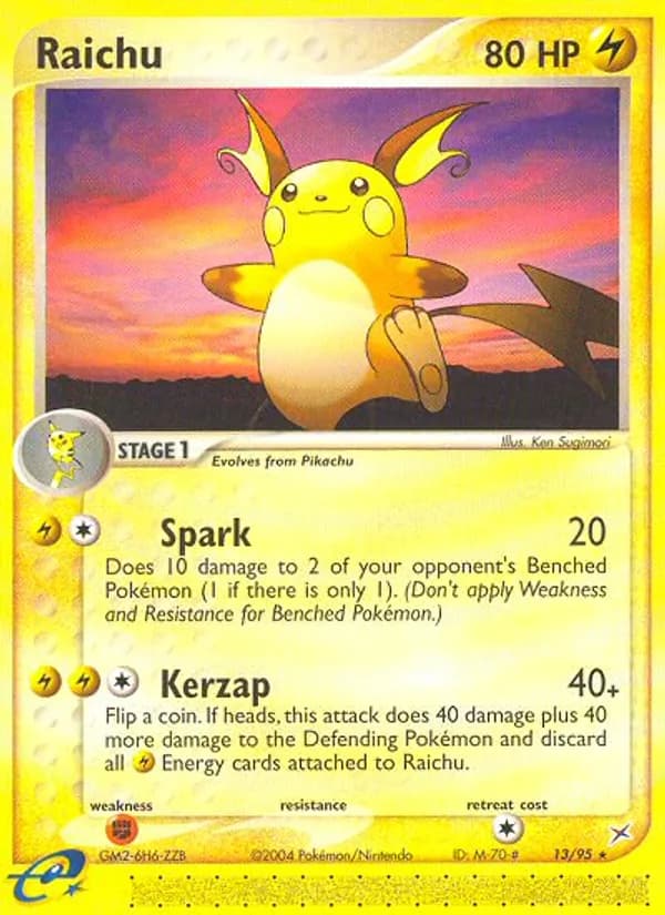 Raichu – Team Magma vs Team Aqua 13