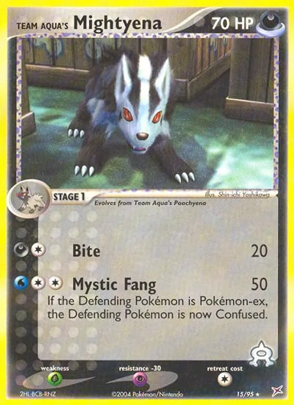 Team Aqua's Mightyena – Team Magma vs Team Aqua 15