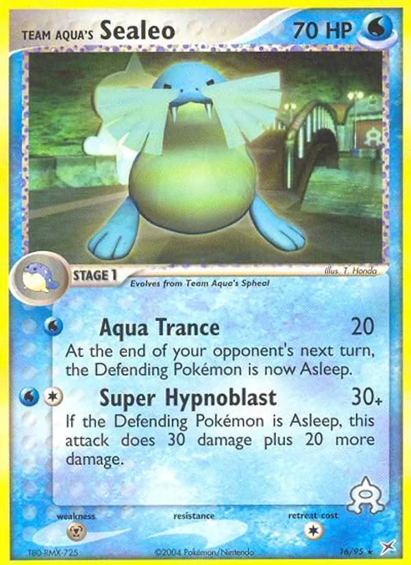 Team Aqua's Sealeo – Team Magma vs Team Aqua 16