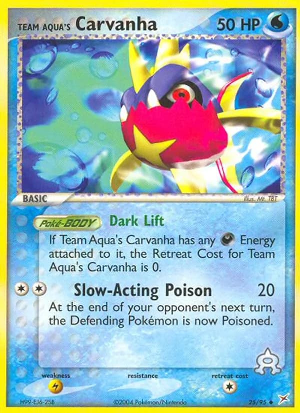 Team Aqua's Carvanha – Team Magma vs Team Aqua 25