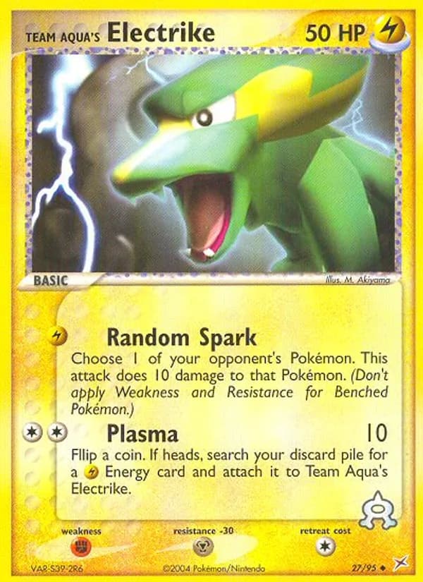 Team Aqua's Electrike – Team Magma vs Team Aqua 27