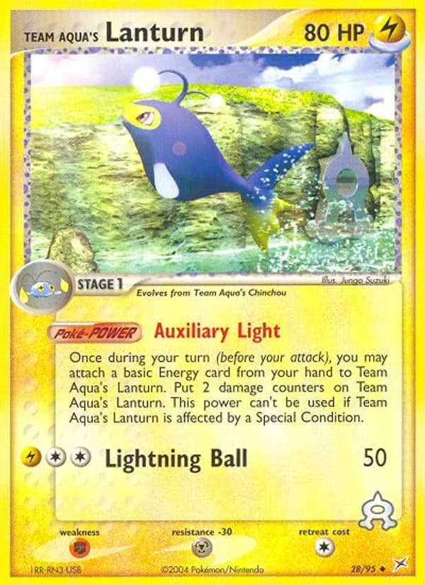 Team Aqua's Lanturn – Team Magma vs Team Aqua 28