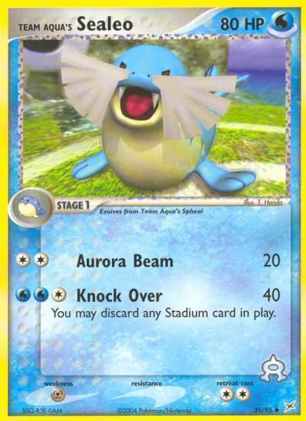 Team Aqua's Sealeo – Team Magma vs Team Aqua 31