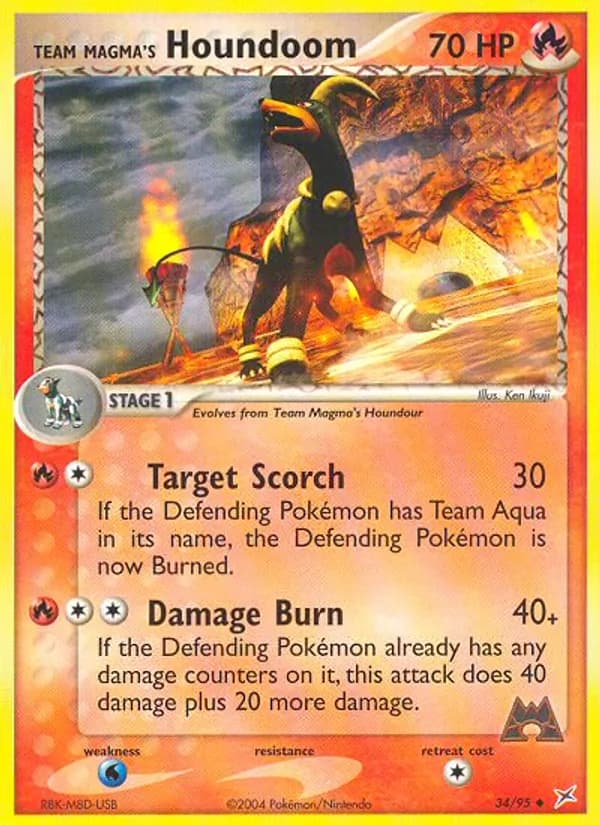 Team Magma's Houndoom – Team Magma vs Team Aqua 34