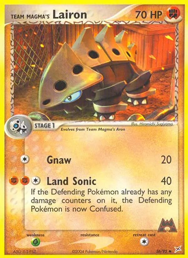 Team Magma's Lairon – Team Magma vs Team Aqua 36