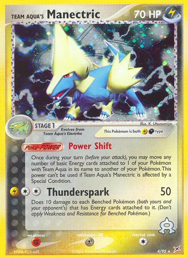 Team Aqua's Manectric – Team Magma vs Team Aqua 4