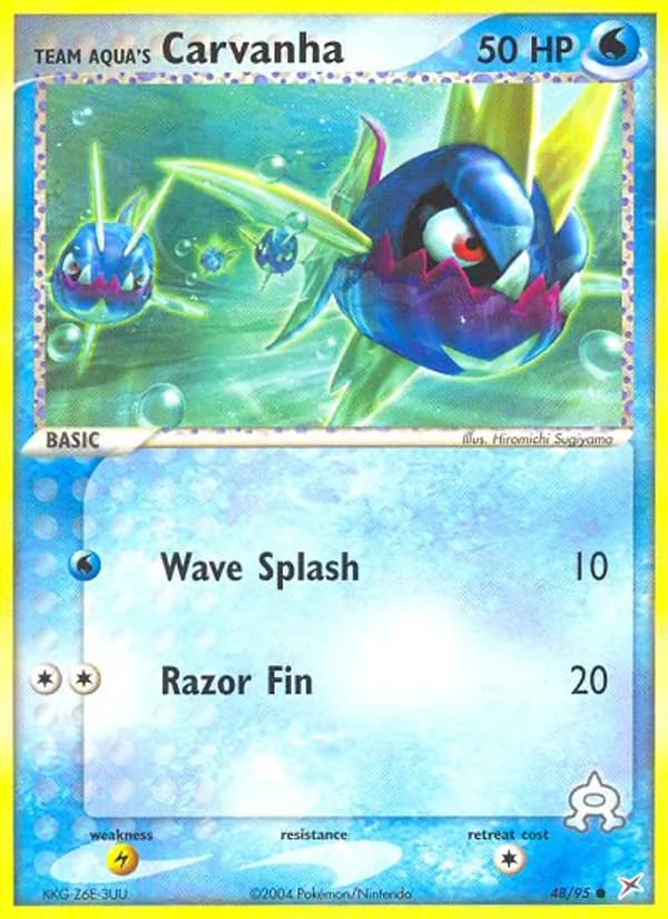 Team Aqua's Carvanha – Team Magma vs Team Aqua 48