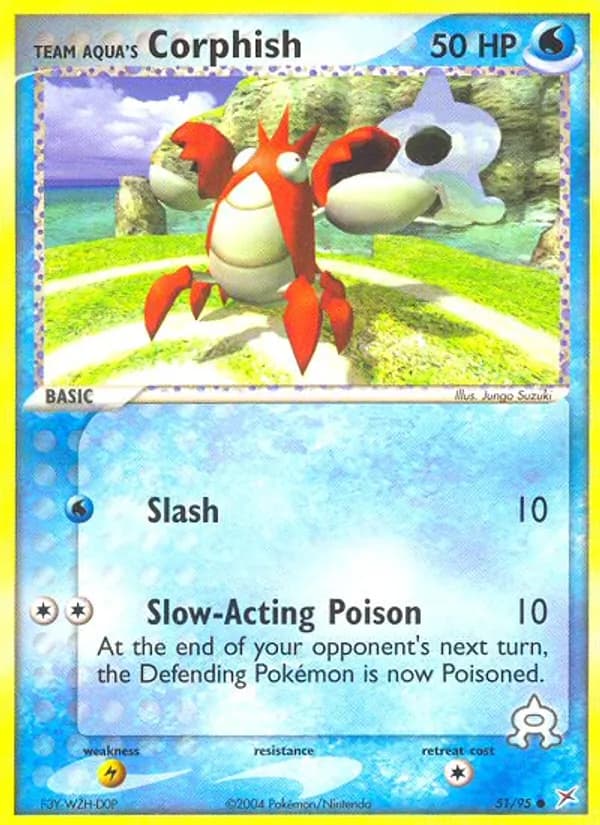 Team Aqua's Corphish – Team Magma vs Team Aqua 51