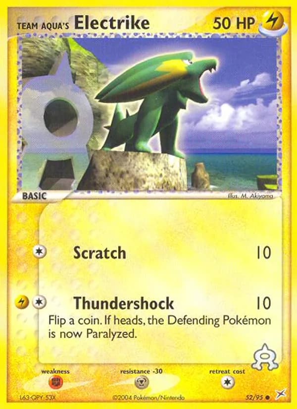 Team Aqua's Electrike – Team Magma vs Team Aqua 52