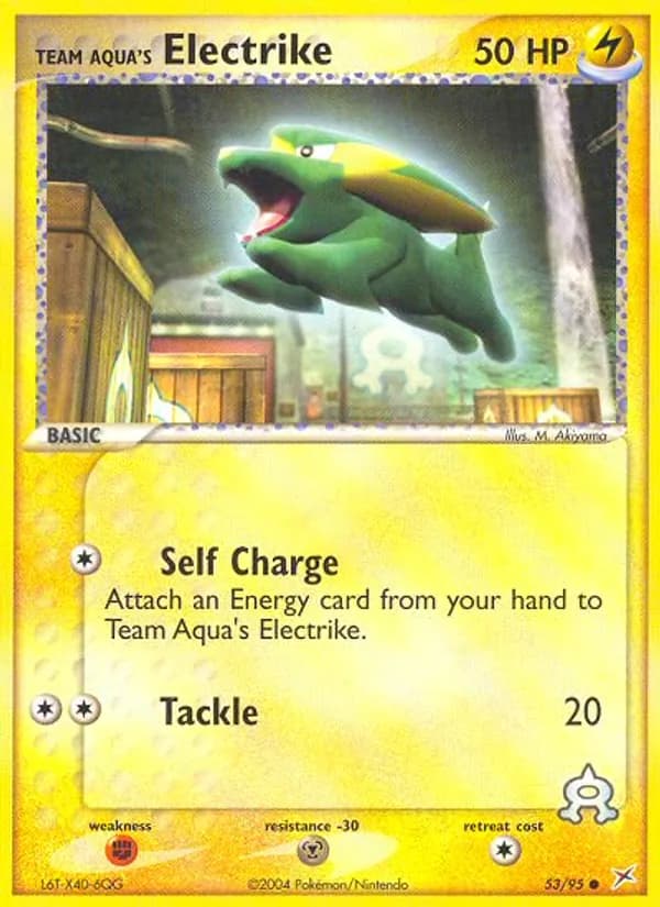 Team Aqua's Electrike – Team Magma vs Team Aqua 53