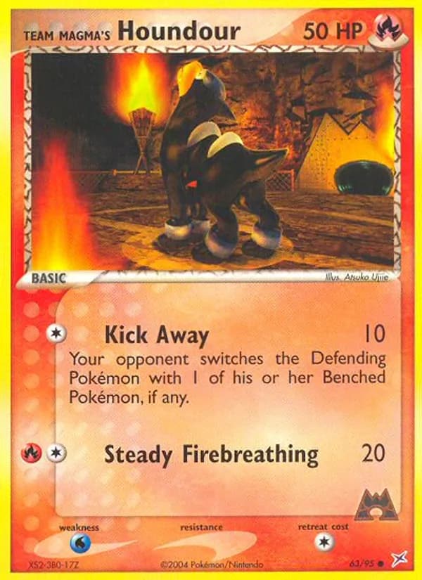 Team Magma's Houndour – Team Magma vs Team Aqua 63