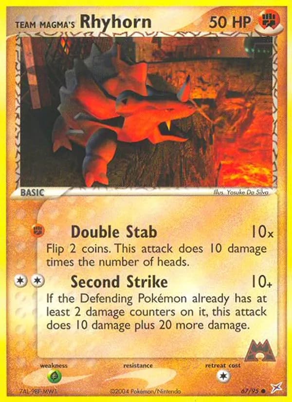 Team Magma's Rhyhorn – Team Magma vs Team Aqua 67