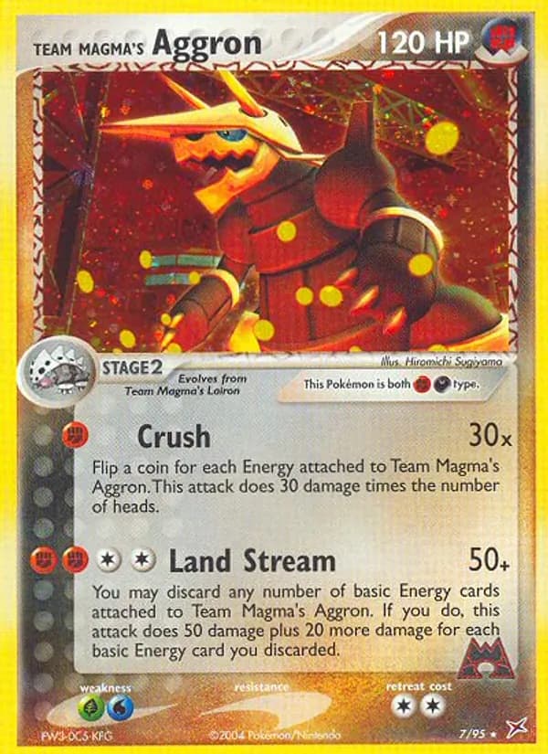 Team Magma's Aggron – Team Magma vs Team Aqua 7
