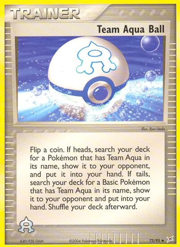 Team Aqua Ball – Team Magma vs Team Aqua 75