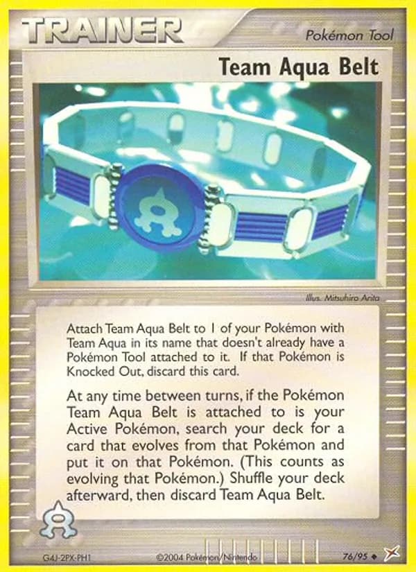 Team Aqua Belt – Team Magma vs Team Aqua 76