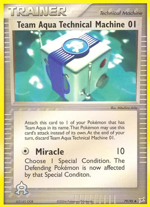 Team Aqua Technical Machine 01 – Team Magma vs Team Aqua 79