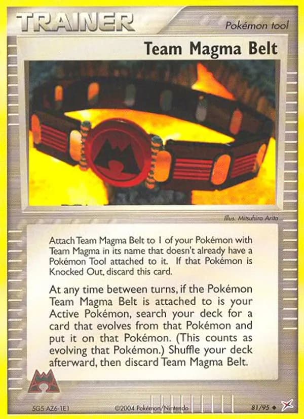 Team Magma Belt – Team Magma vs Team Aqua 81