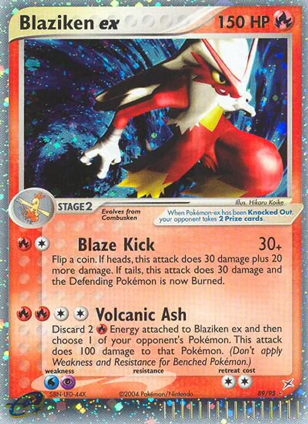 Blaziken ex – Team Magma vs Team Aqua 89