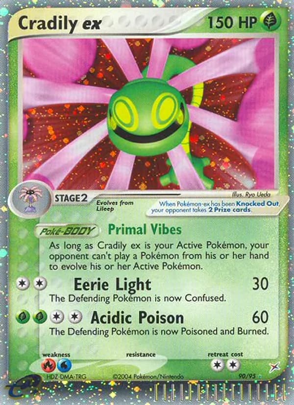 Cradily ex – Team Magma vs Team Aqua 90
