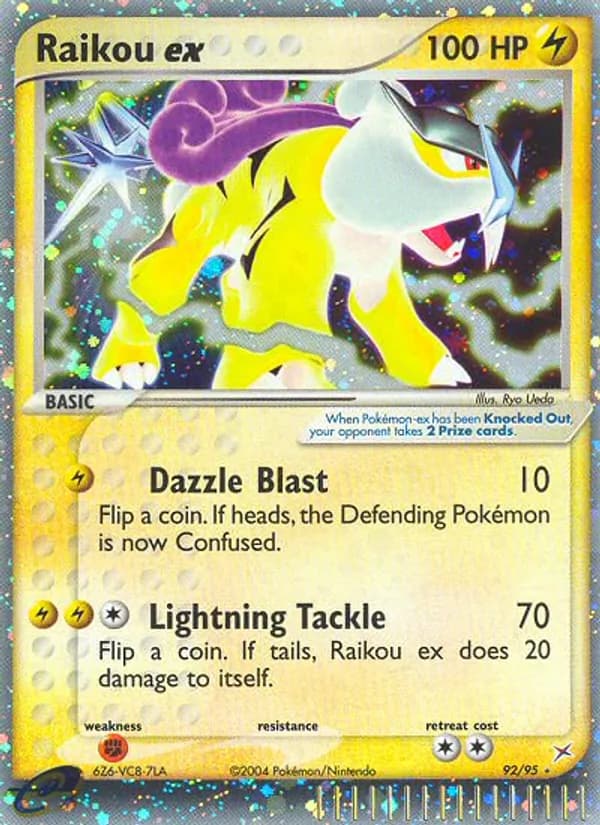 Raikou ex – Team Magma vs Team Aqua 92