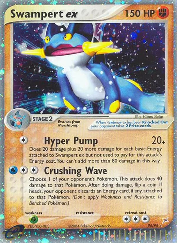 Swampert ex – Team Magma vs Team Aqua 95