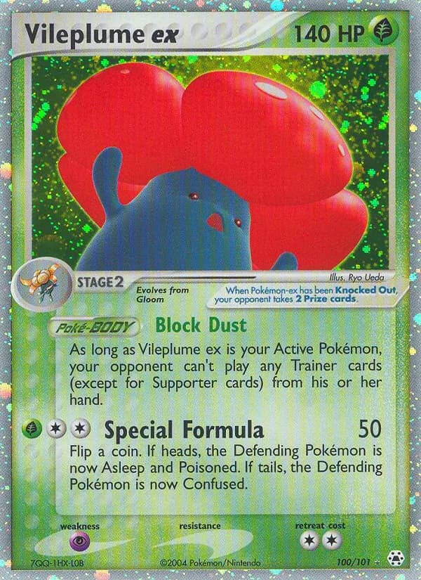 Vileplume ex – Hidden Legends 100