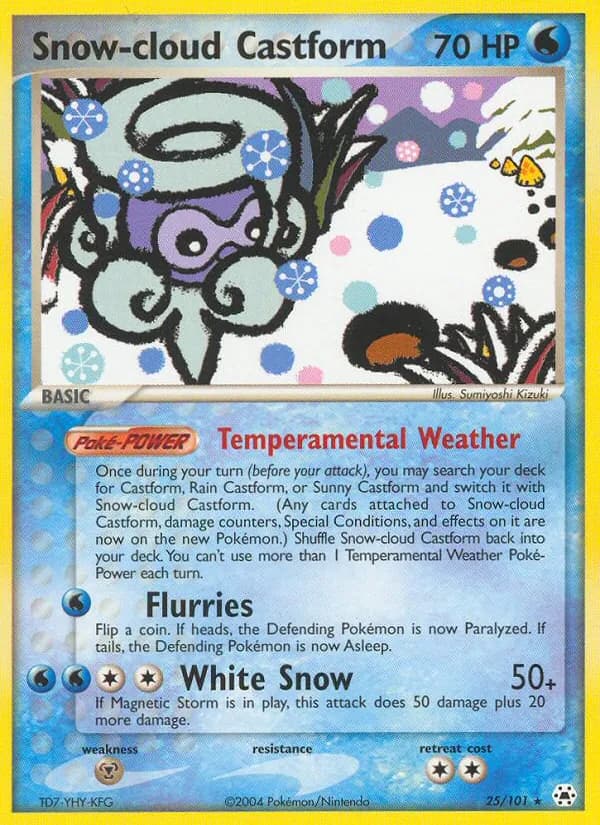 Snow-cloud Castform – Hidden Legends 25
