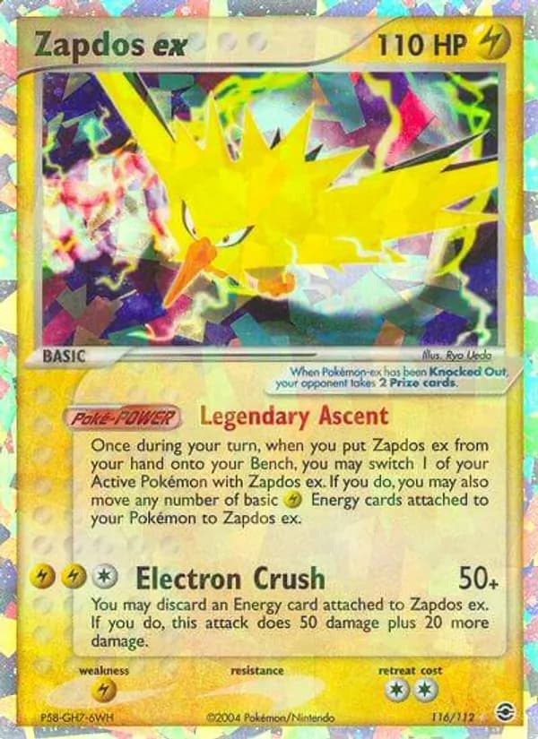 Zapdos ex – FireRed & LeafGreen 116