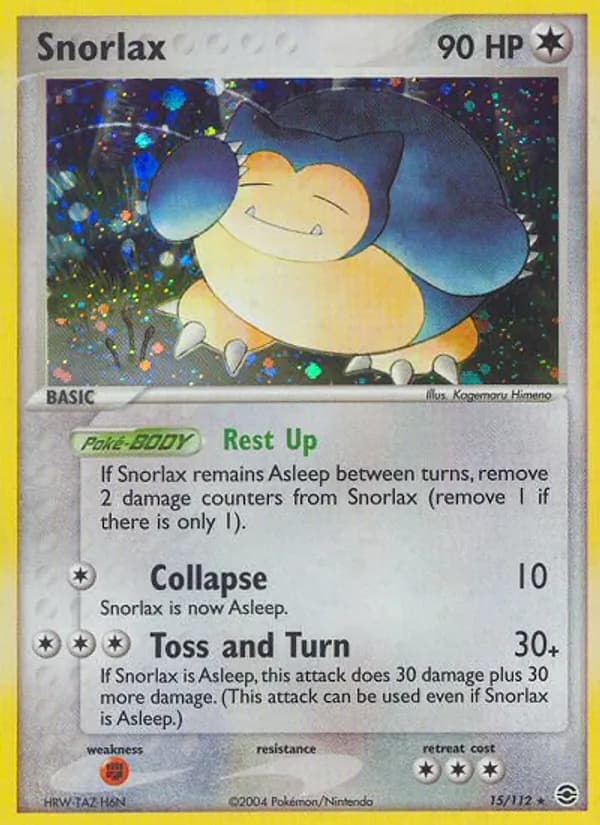 Snorlax – FireRed & LeafGreen 15