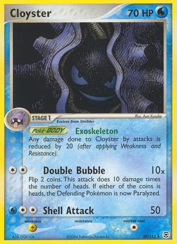 Cloyster – FireRed & LeafGreen 20