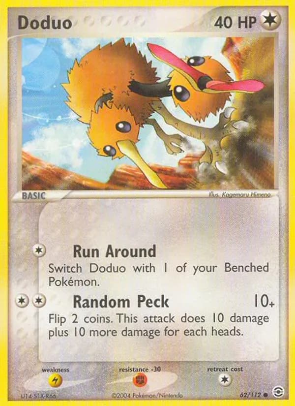 Doduo – FireRed & LeafGreen 62