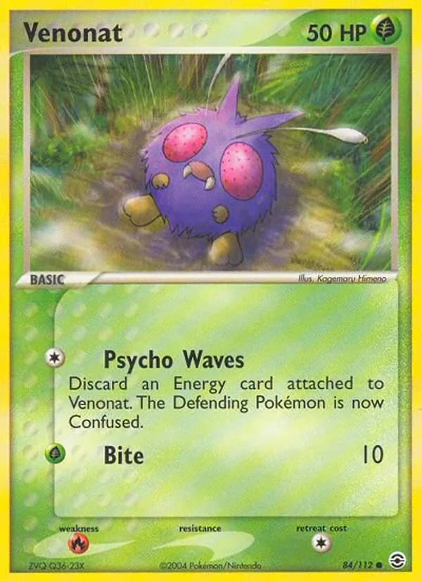 Venonat – FireRed & LeafGreen 84