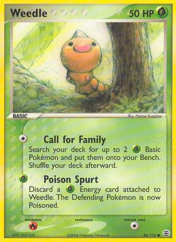 Weedle – FireRed & LeafGreen 86