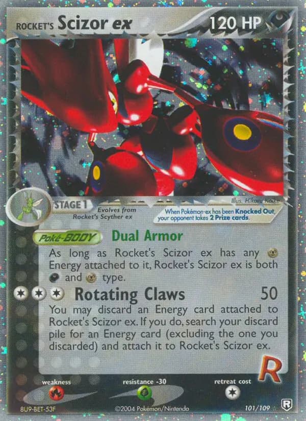 Rocket's Scizor ex – Team Rocket Returns 101