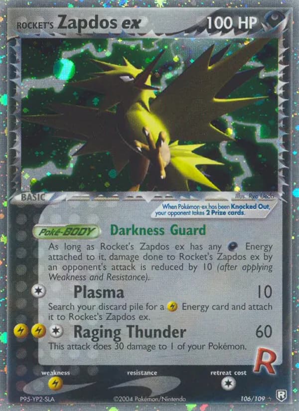 Rocket's Zapdos ex – Team Rocket Returns 106