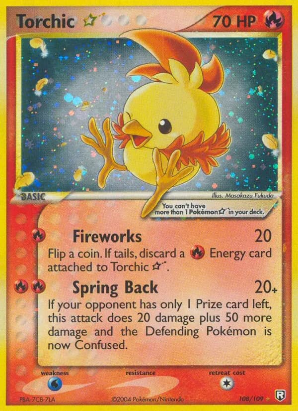 Torchic ☆ – Team Rocket Returns 108