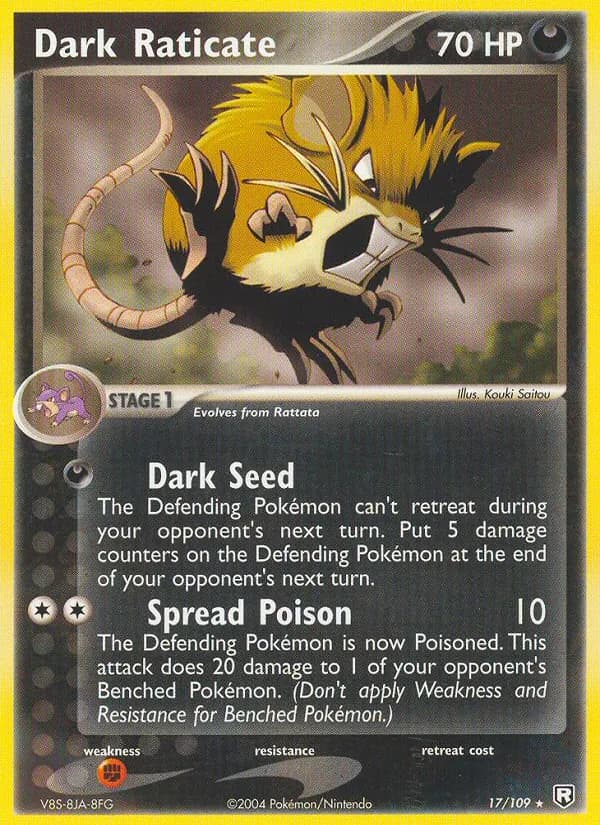Dark Raticate – Team Rocket Returns 17