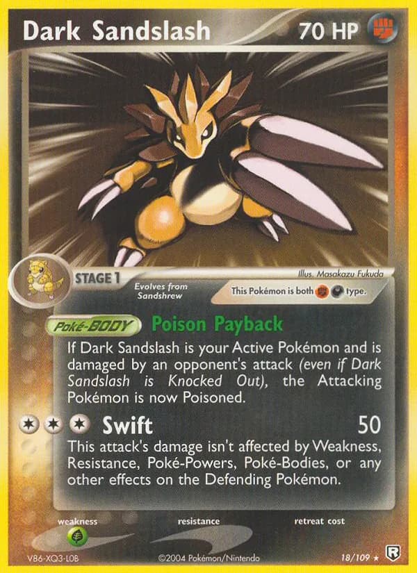 Dark Sandslash – Team Rocket Returns 18