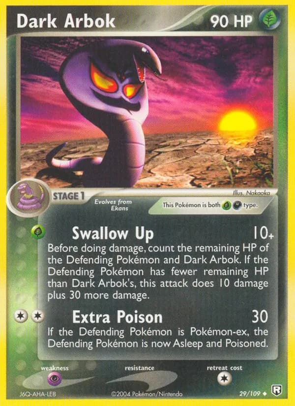 Dark Arbok – Team Rocket Returns 29