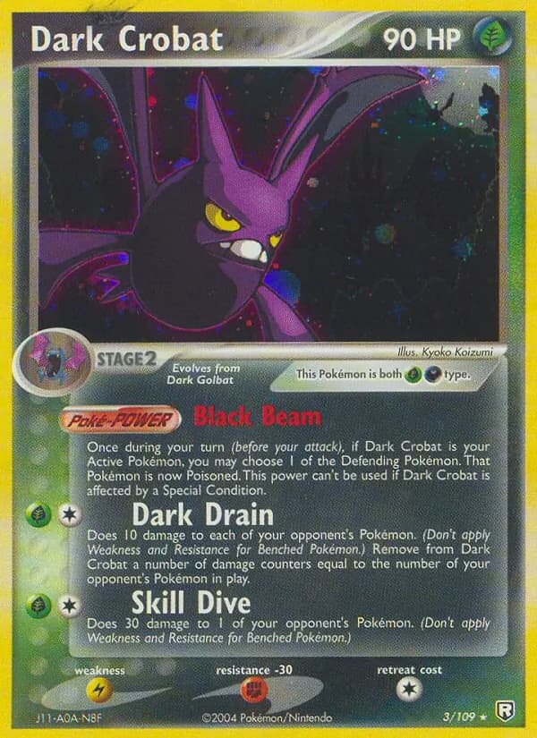 Dark Crobat – Team Rocket Returns 3