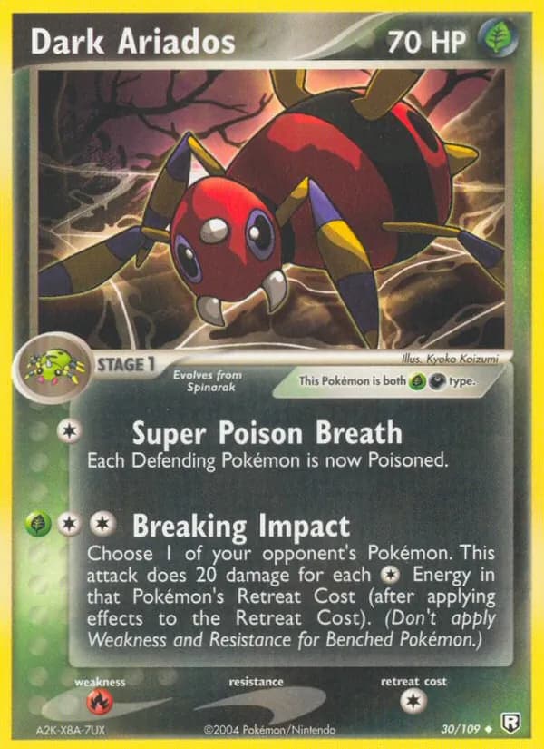 Dark Ariados – Team Rocket Returns 30
