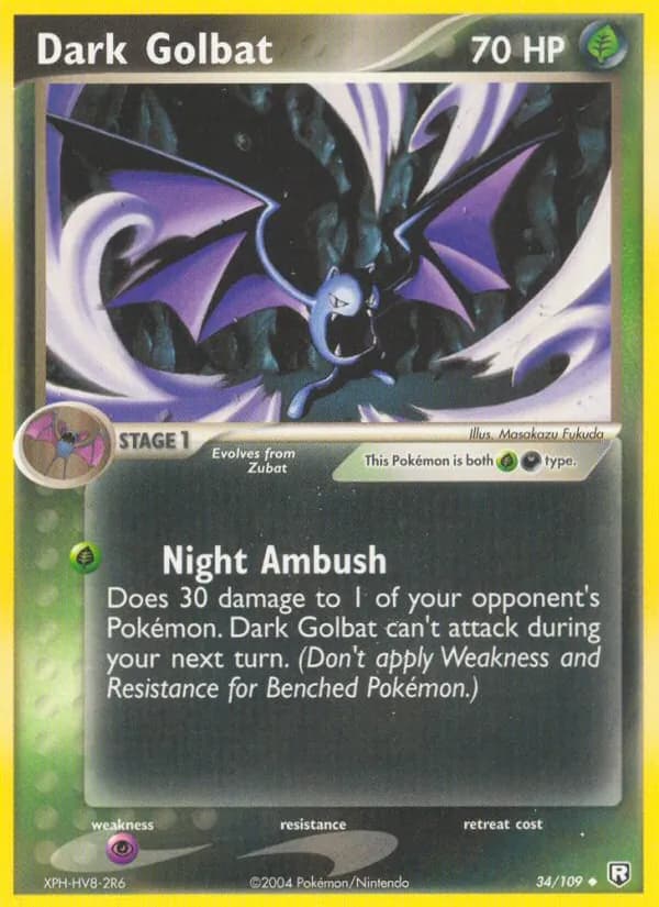 Dark Golbat – Team Rocket Returns 34