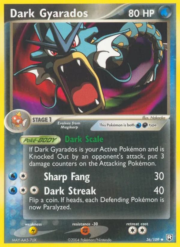 Dark Gyarados – Team Rocket Returns 36
