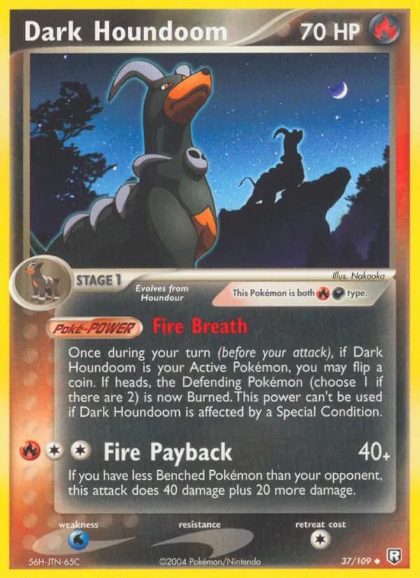 Dark Houndoom – Team Rocket Returns 37