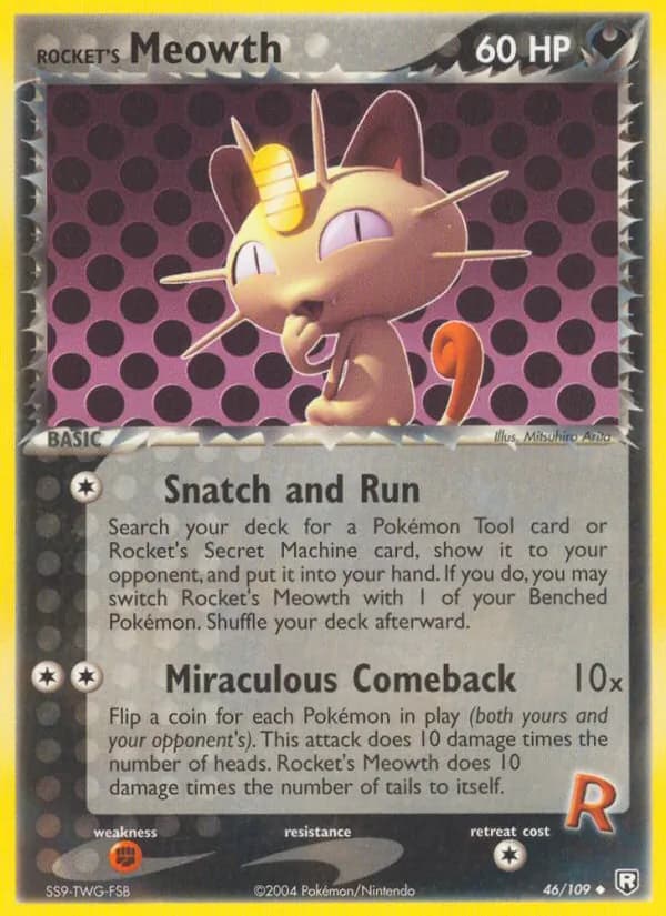Rocket's Meowth – Team Rocket Returns 46