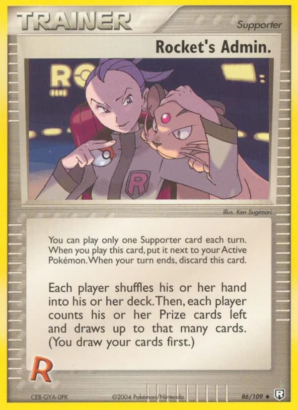 Rocket's Admin. – Team Rocket Returns 86
