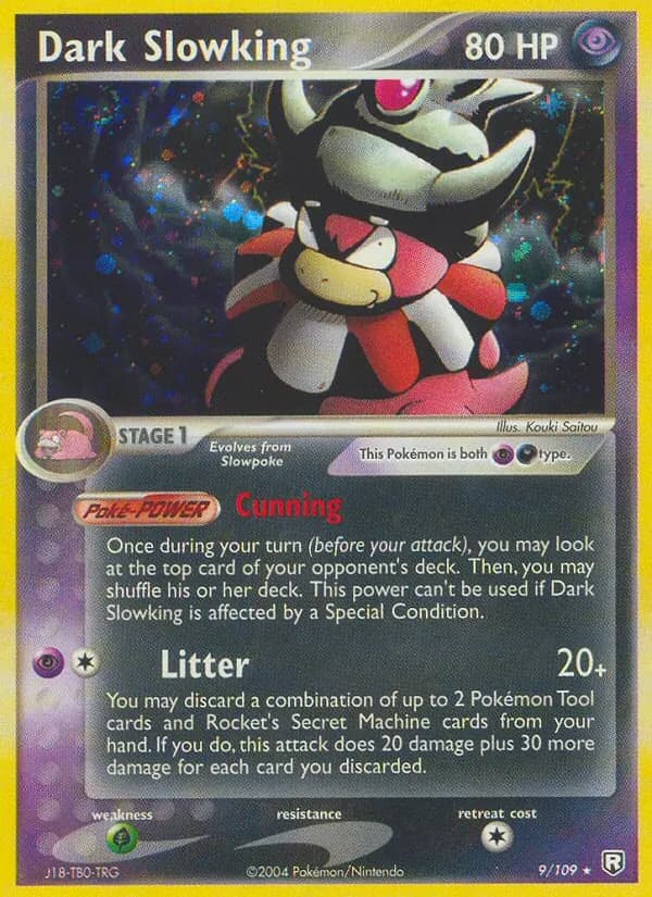 Dark Slowking – Team Rocket Returns 9