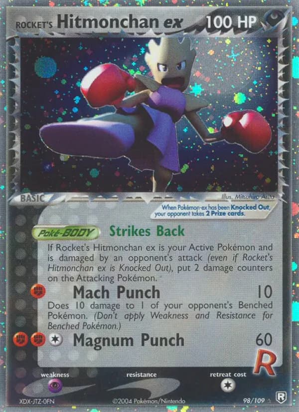 Rocket's Hitmonchan ex – Team Rocket Returns 98