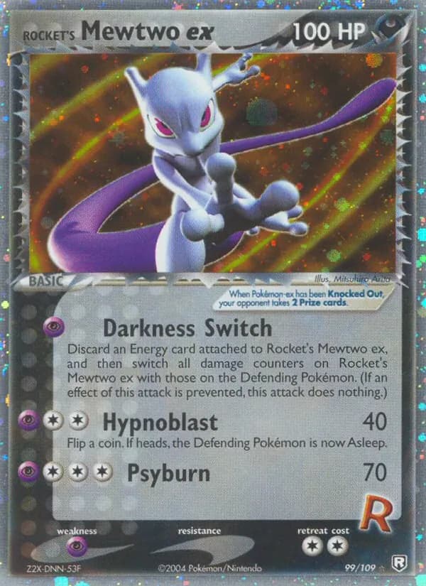 Rocket's Mewtwo ex – Team Rocket Returns 99