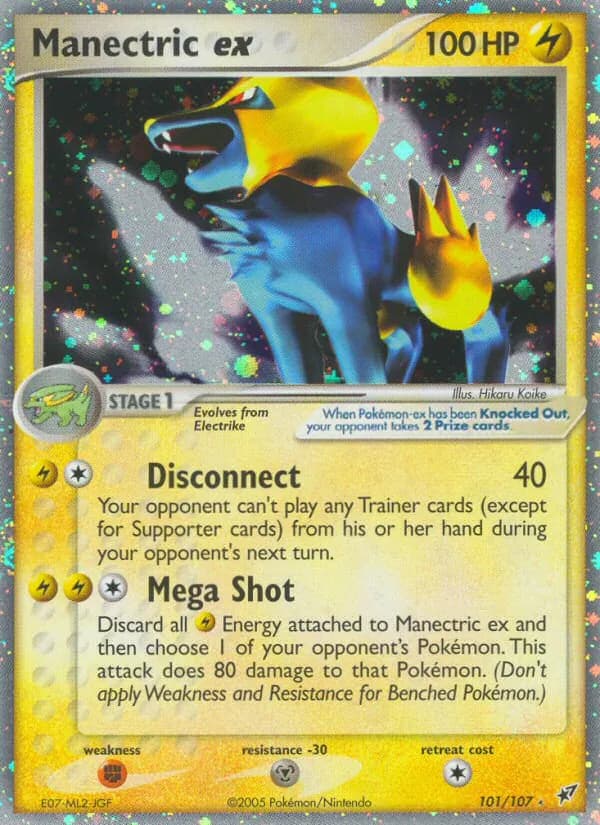 Manectric ex – Deoxys 101